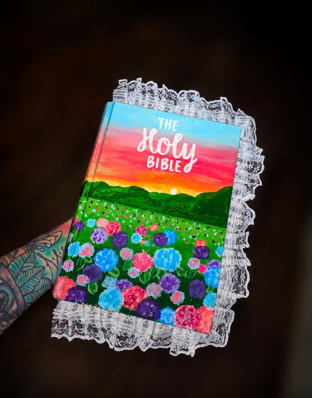 Custom Painted Bible