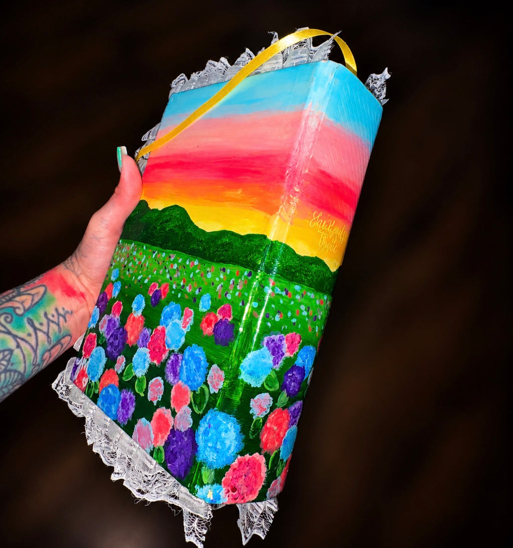 Custom Painted Bible