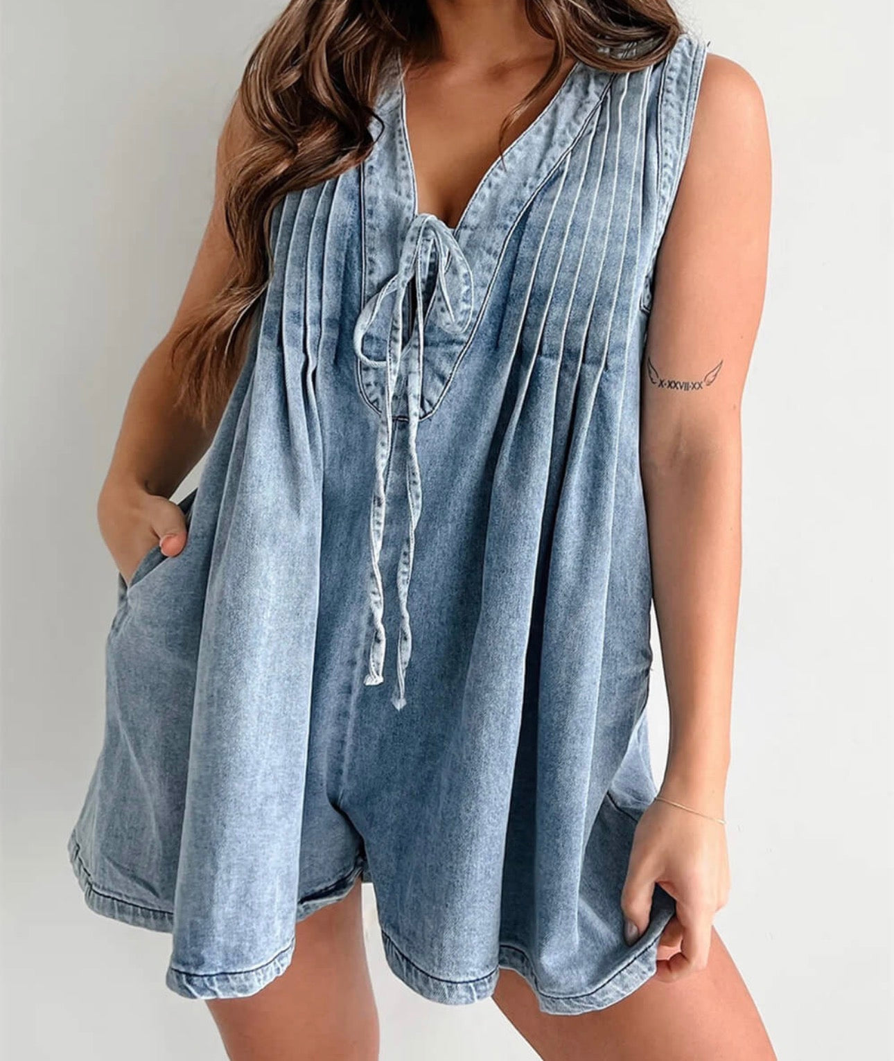 Annie Blue Jean Romper