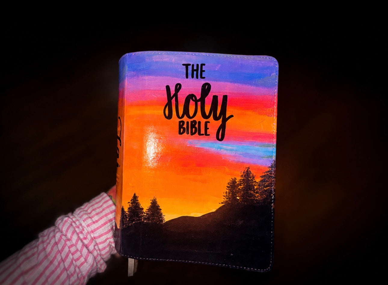 Custom Painted Bible