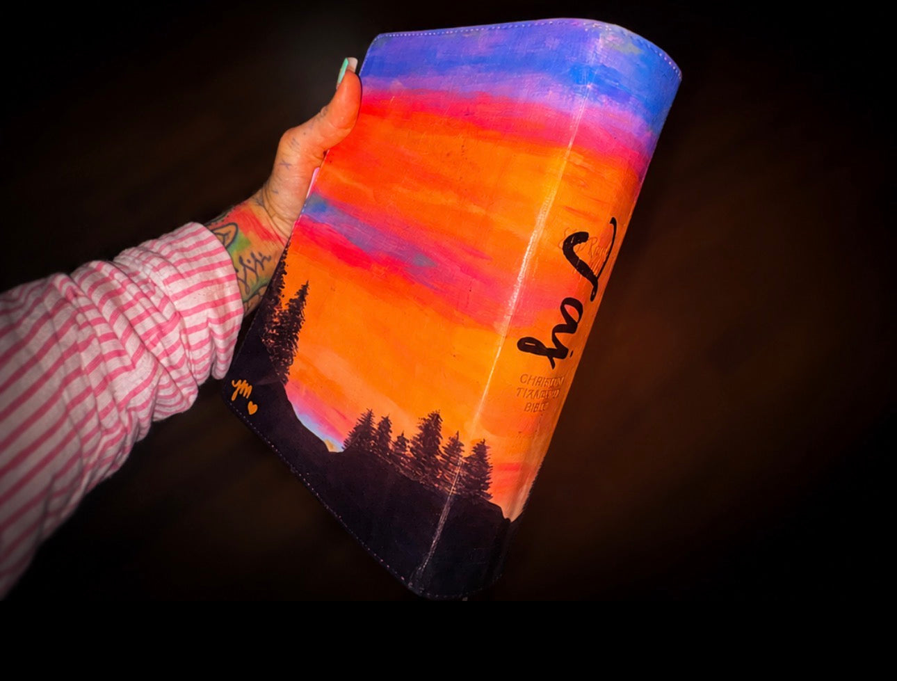 Custom Painted Bible